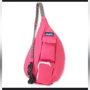 •KAVU•MAGENTA MKNI ROPE SLING 12 OZ. BAG VGUC